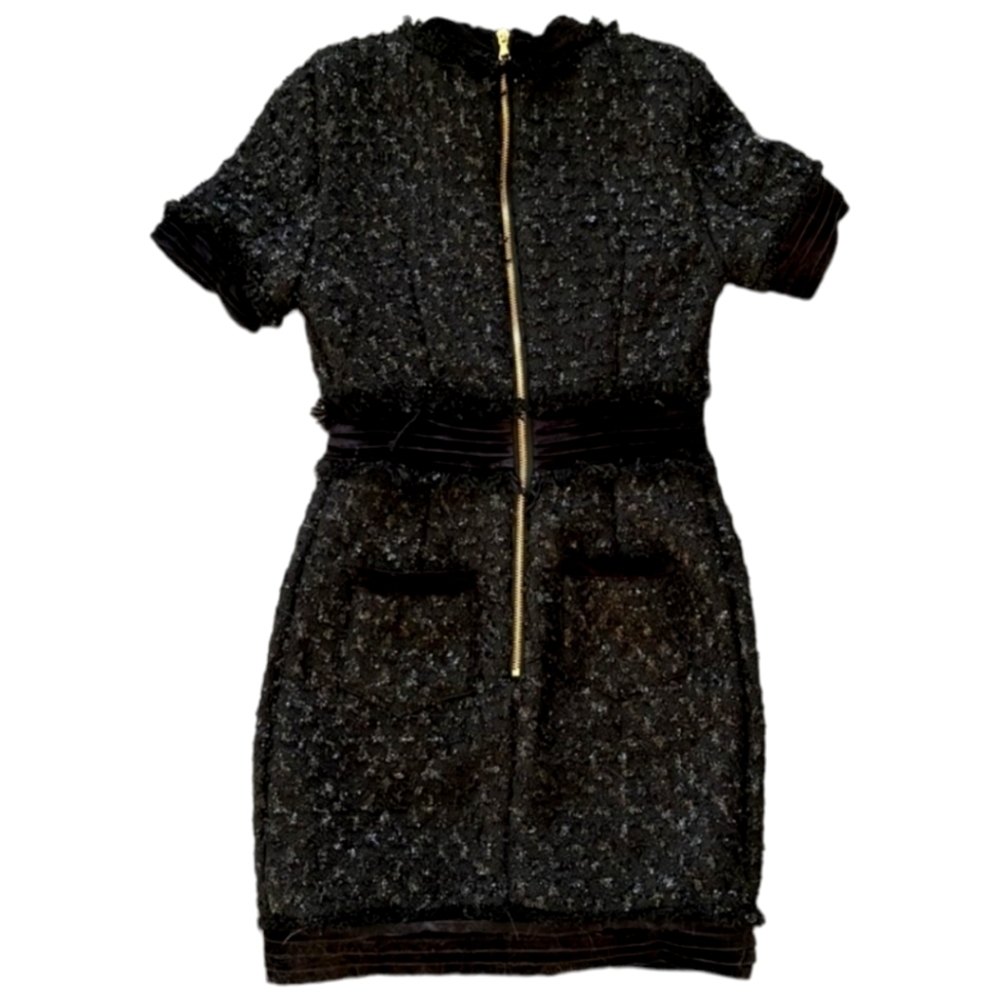 Elegant Black Mini Dress - Picture 5 of 9